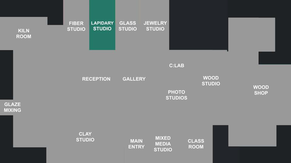 lapidary studio floor plan