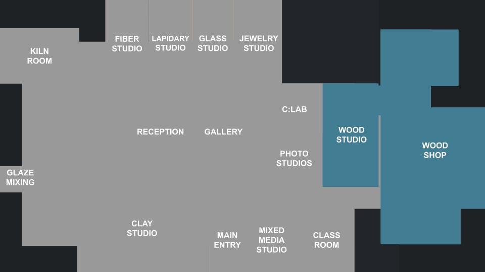 wood studio floor plan